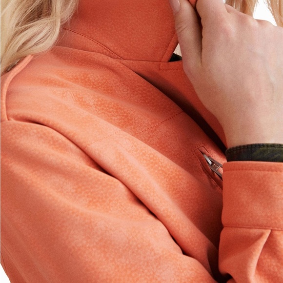 Desigual Straight Multi Pocket Jacket, Salmon, Size Small - Picture 6 of 10